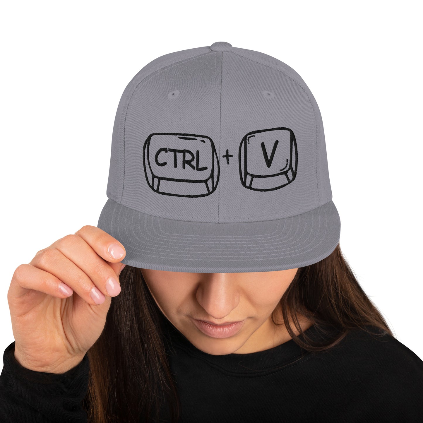 'CTRL + V' Snapback Hat