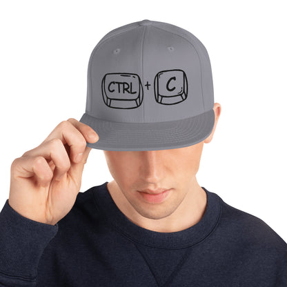 'CTRL + C' Snapback Hat