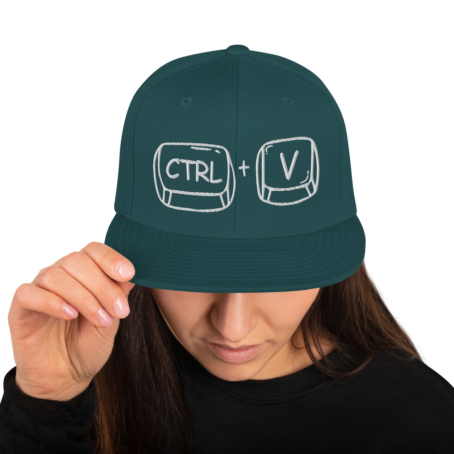 'CTRL + V' Snapback Hat