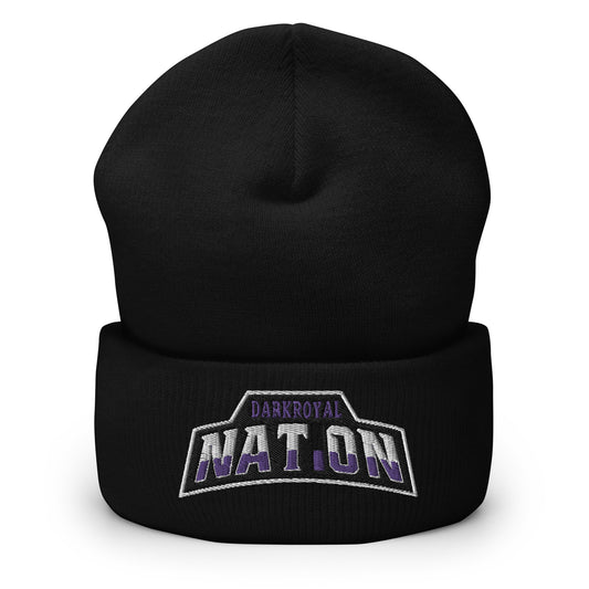 Dark Royal Nation Cuffed Beanie