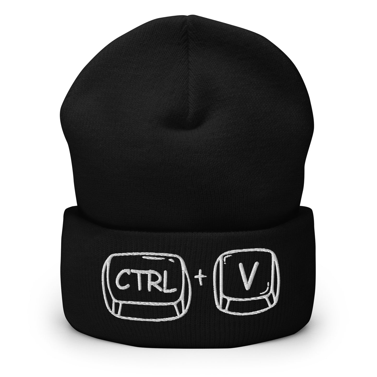 'CTRL + V' Cuffed Beanie