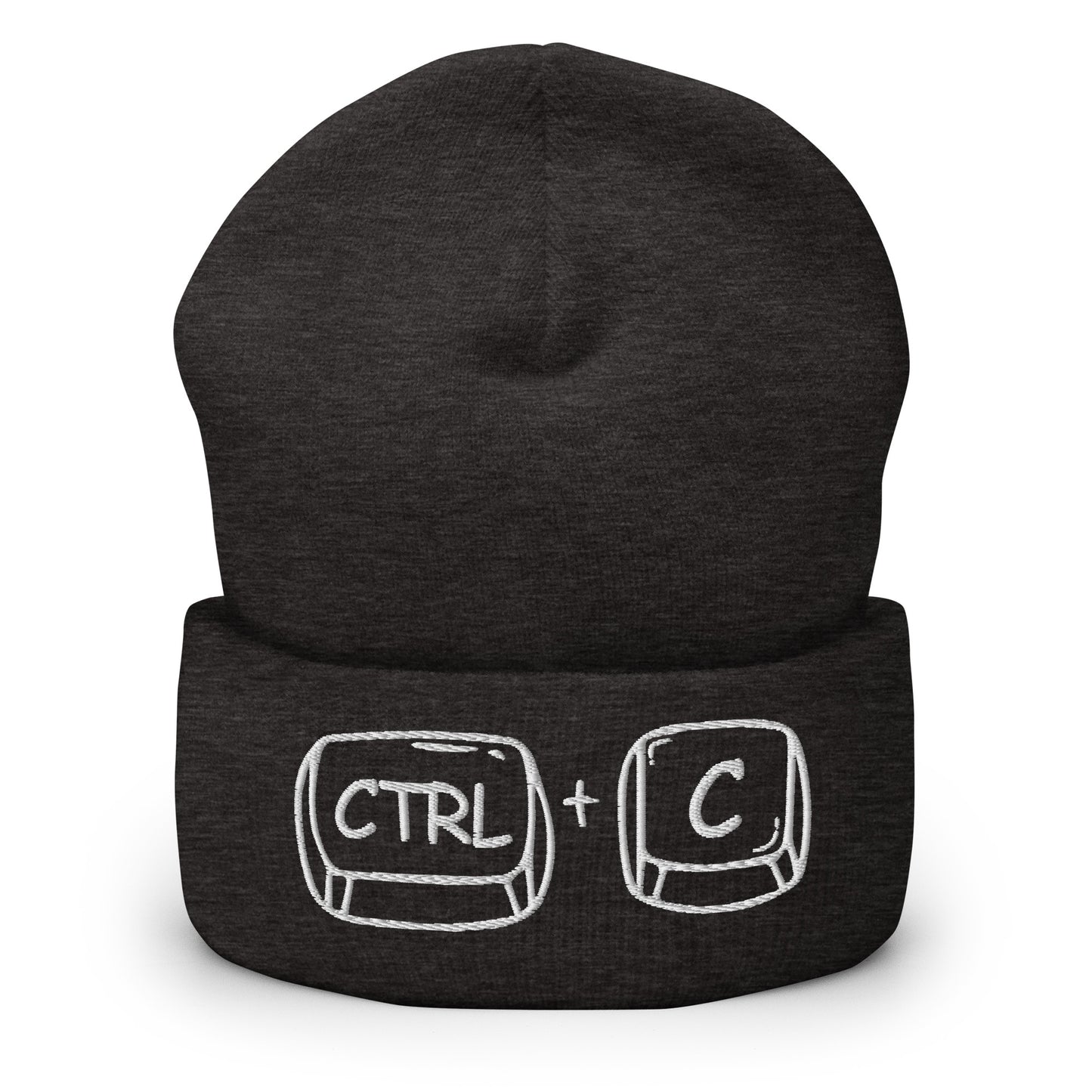 'CTRL + C' Cuffed Beanie