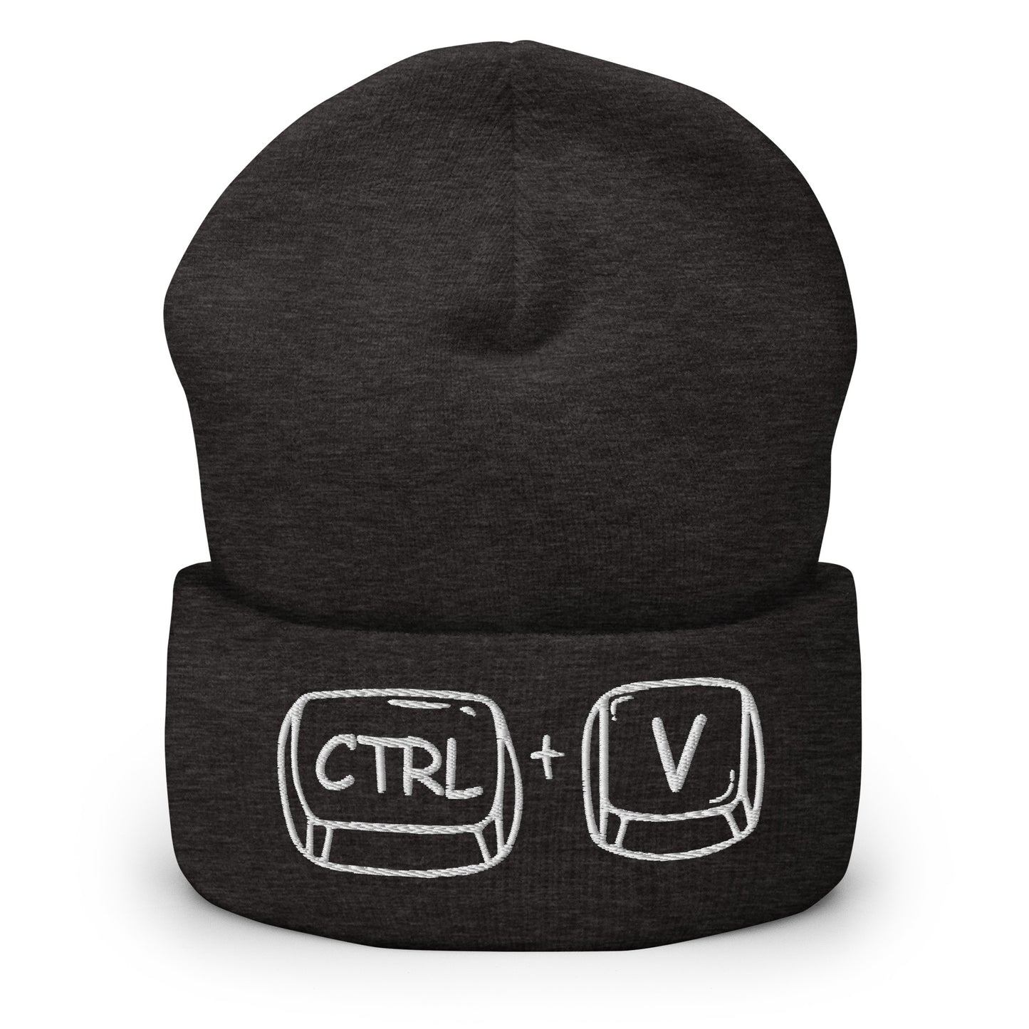 'CTRL + V' Cuffed Beanie