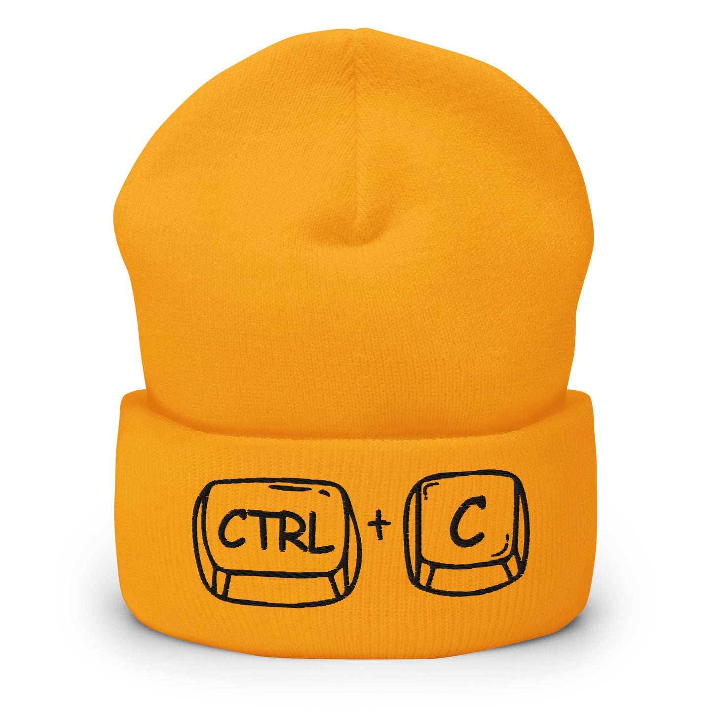 'CTRL + C' Cuffed Beanie