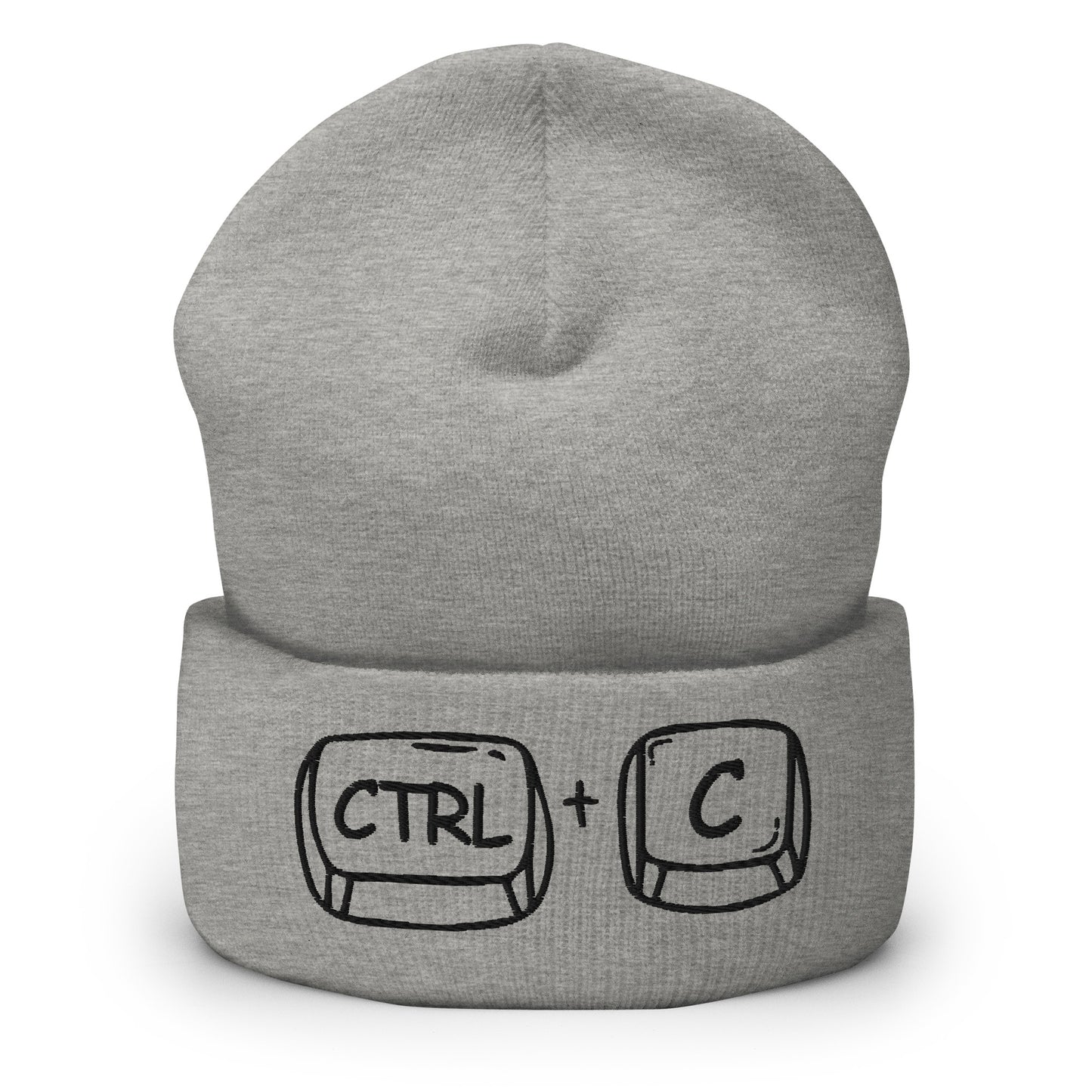 'CTRL + C' Cuffed Beanie