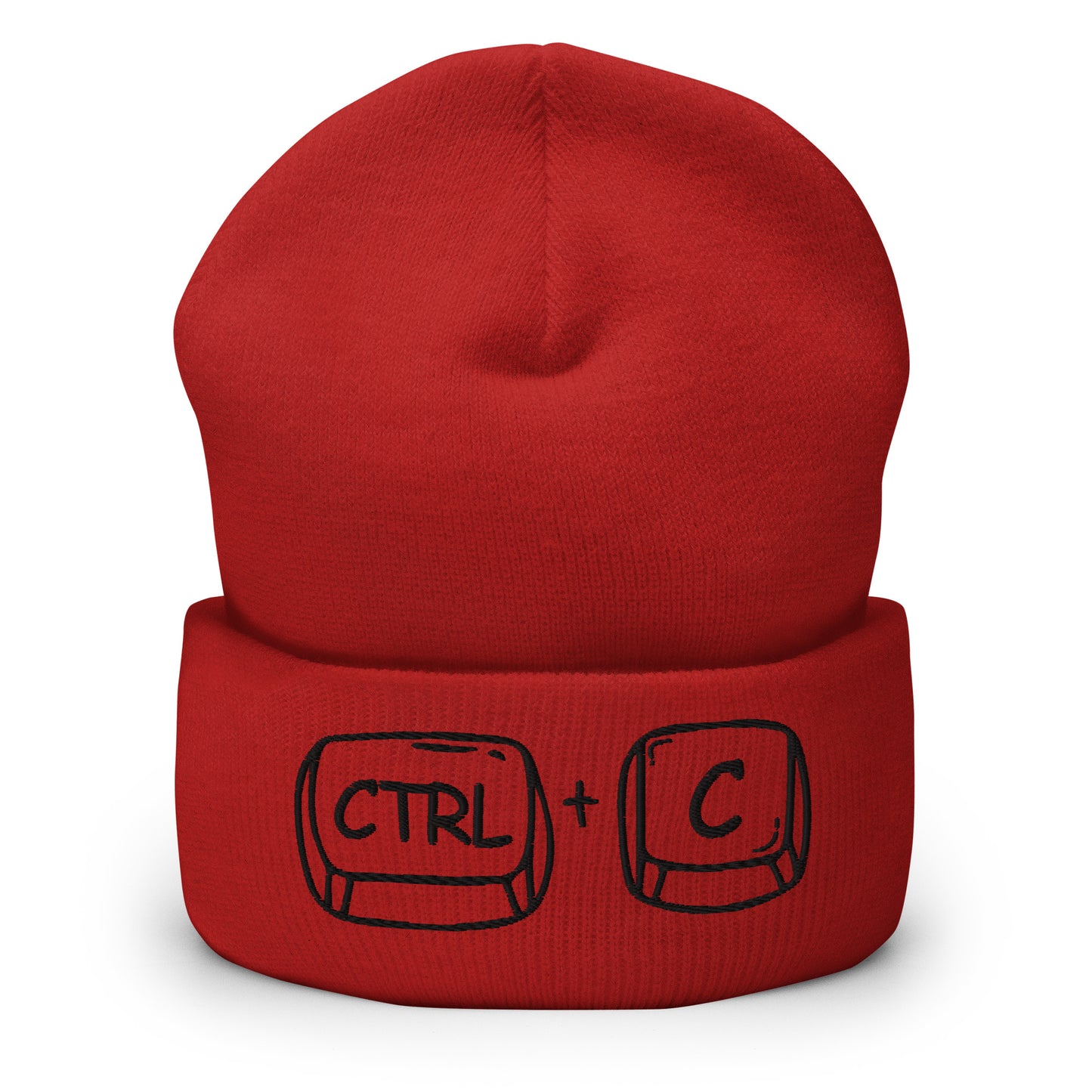 'CTRL + C' Cuffed Beanie