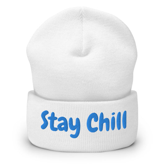 Mrs. Freeze 'Stay Chill' Cuffed Beanie