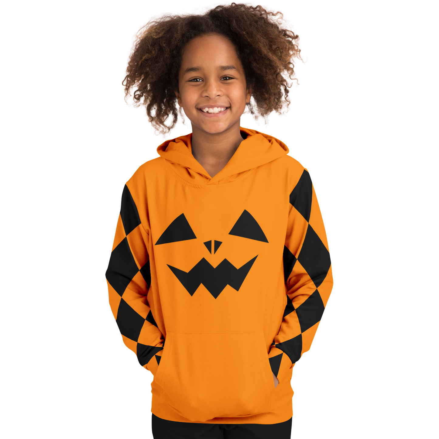 Youth Jack O' Lantern Hoodie - Orange