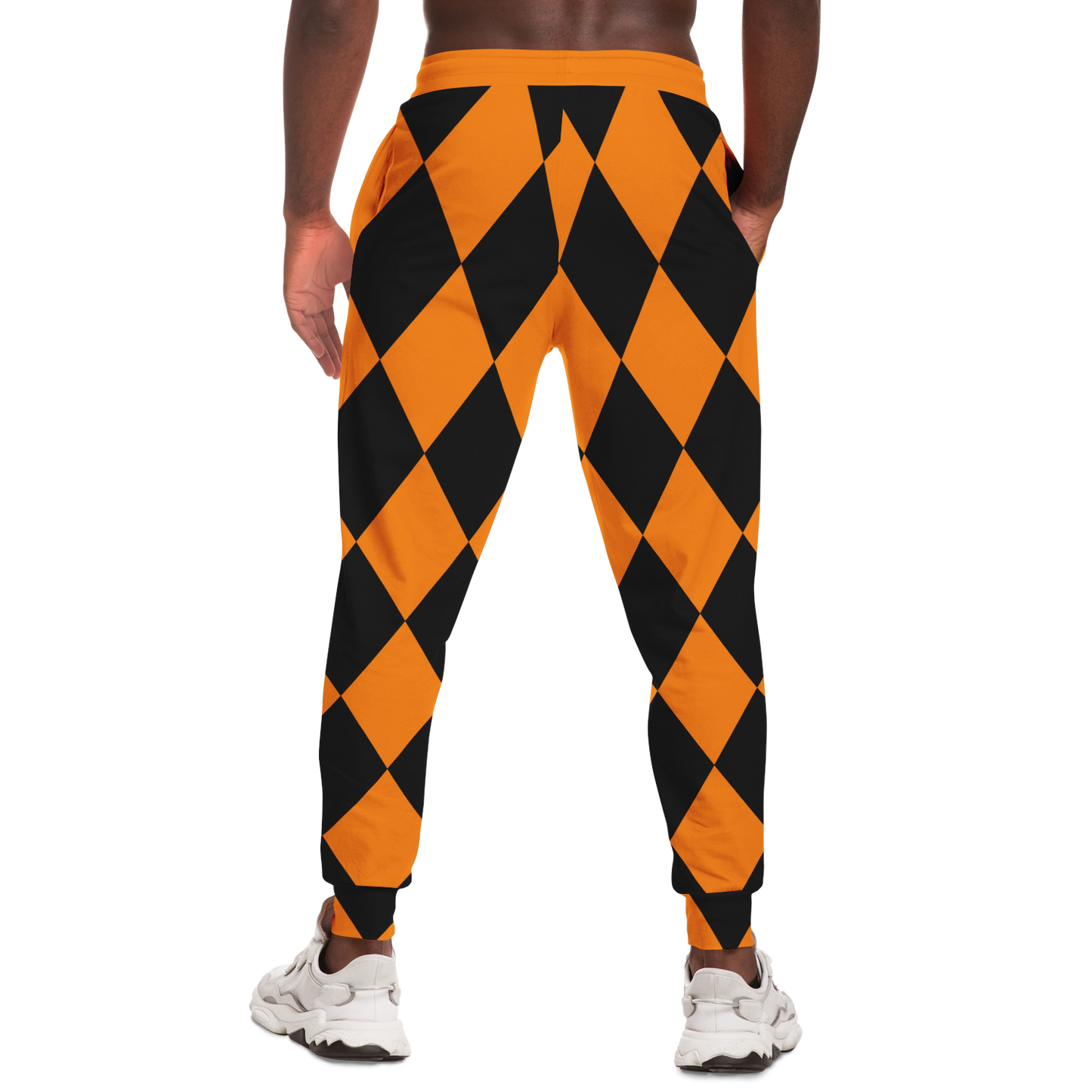 Adult Jack O Lantern Joggers - Orange