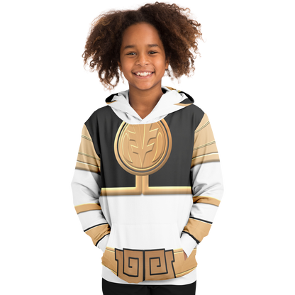 Youth MMPR 'White Ranger' Fashion Hoodie