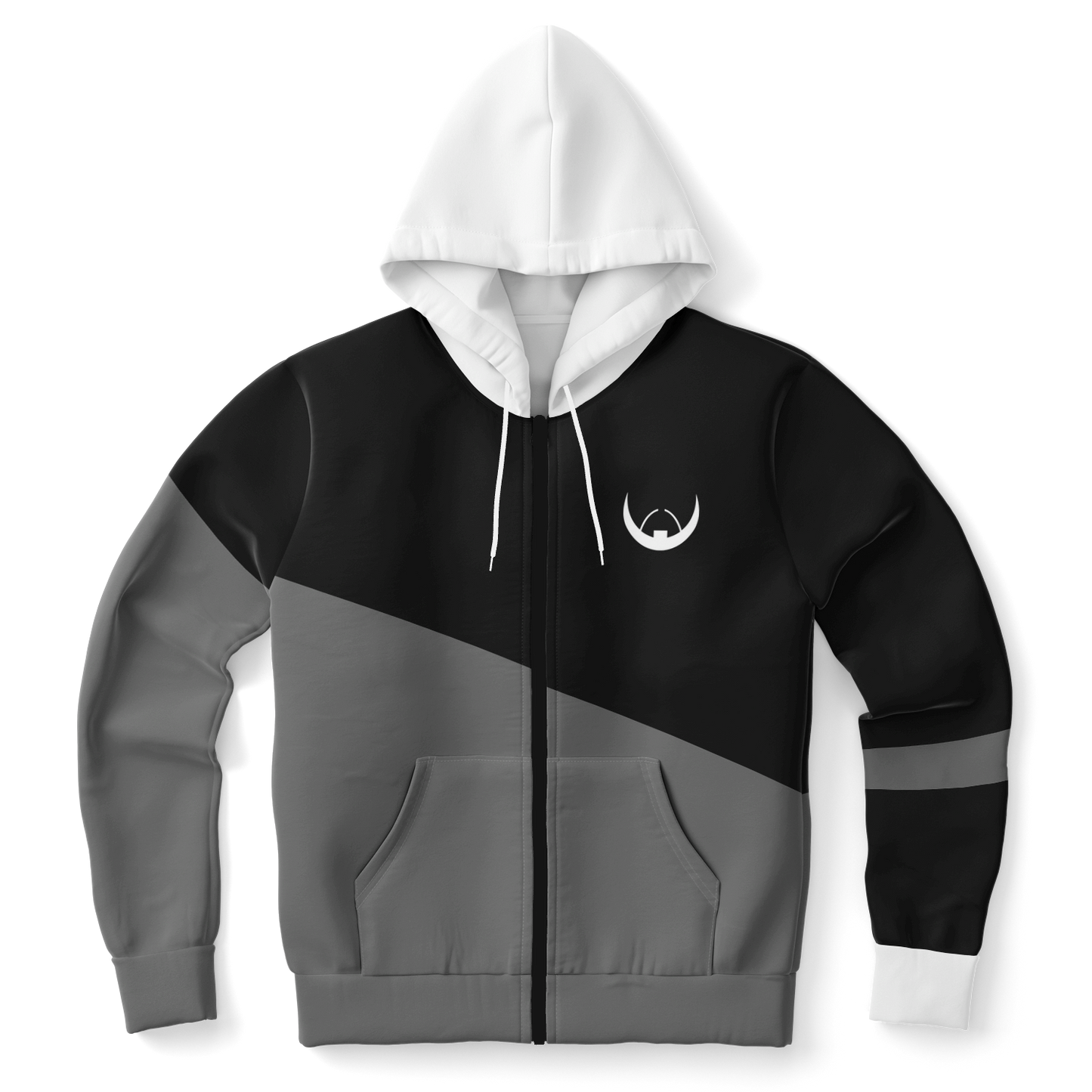 Adult Baldoziot 'Chrome' Zipped Fashion Hoodie