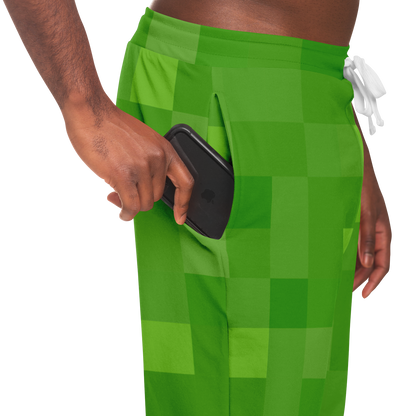 Adult Minecraft Creeper Joggers