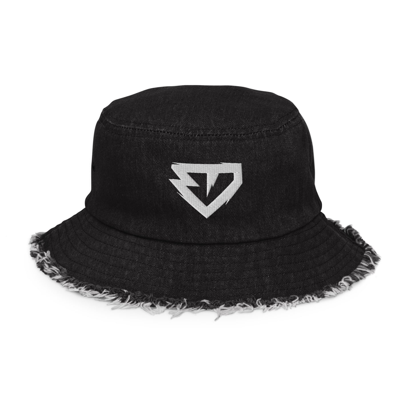 RickyShredz Distressed Denim Bucket Hat