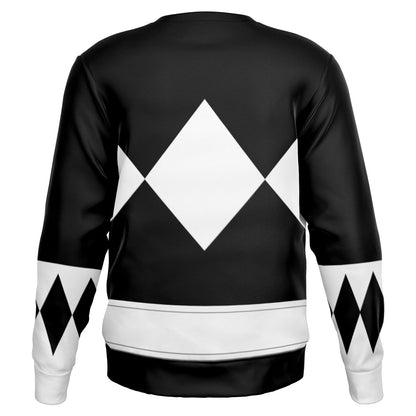 Adult MMPR Black Ranger Sweatshirt