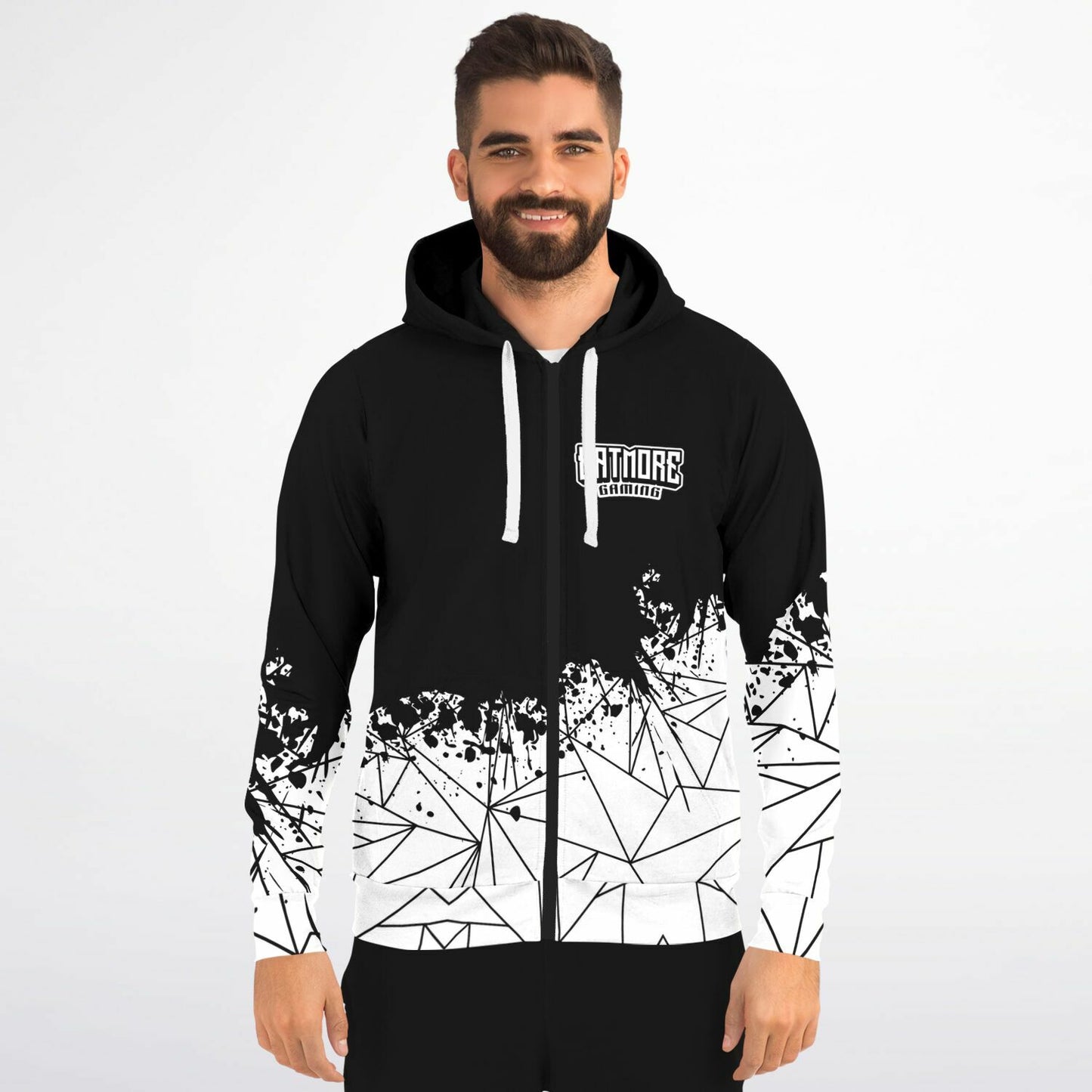 Adult EatMore Gaming 'Fade' Zipped Hoodie