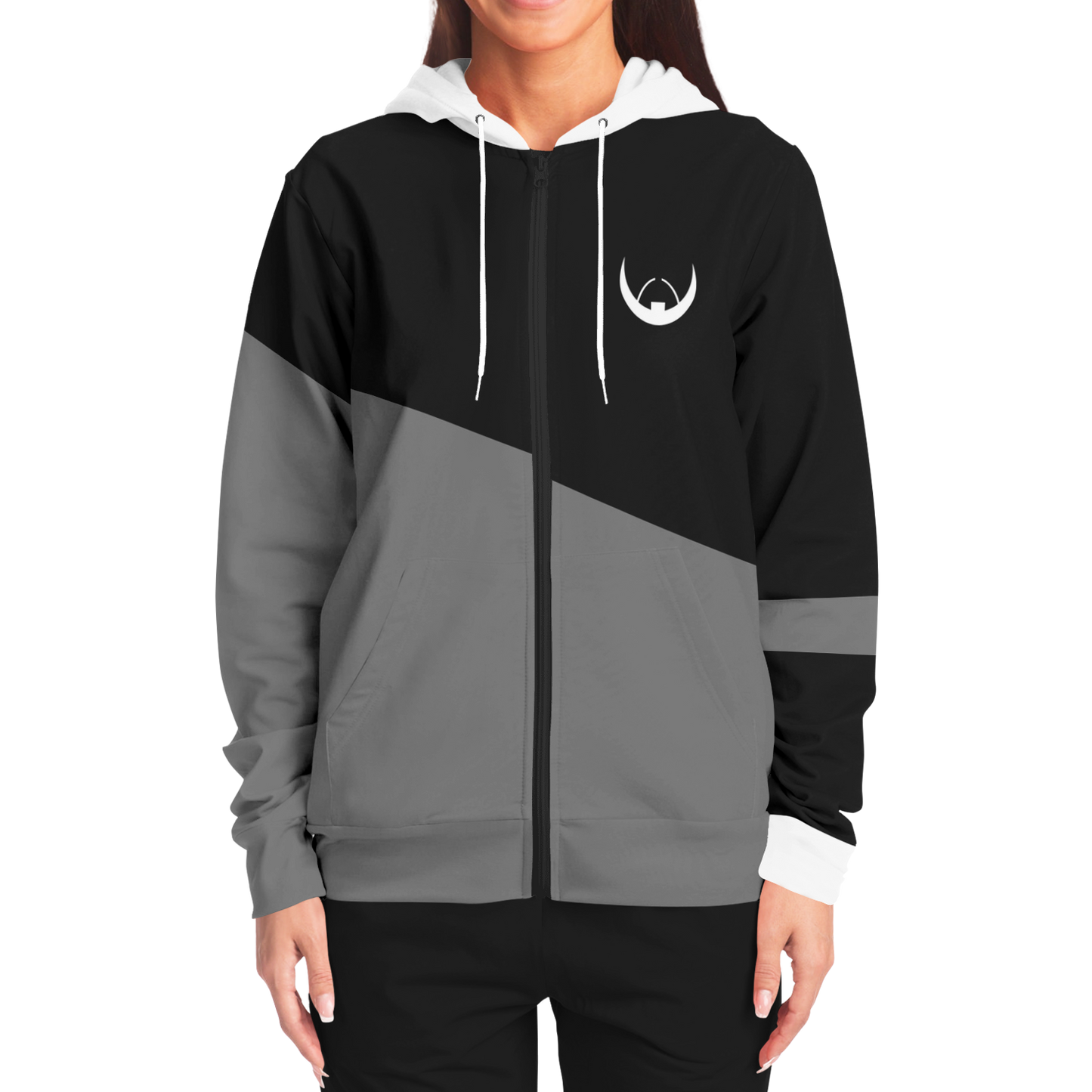 Adult Baldoziot 'Chrome' Zipped Fashion Hoodie