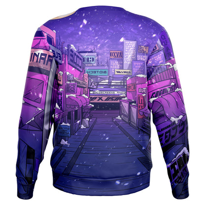 Adult Sharpy Dot 'Winter Nights' Fashion Sweatshirt