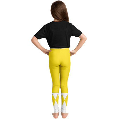 Youth GU 'Yellow Ranger' Leggings