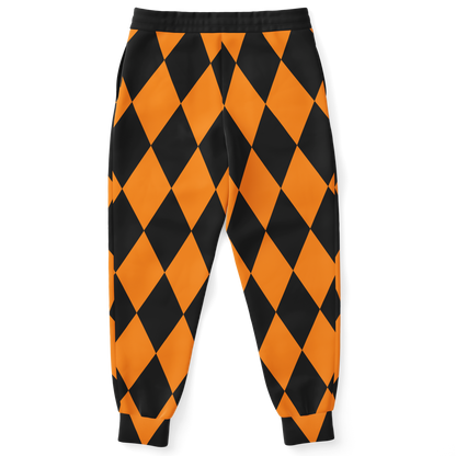 Adult Jack O Lantern Joggers - Black