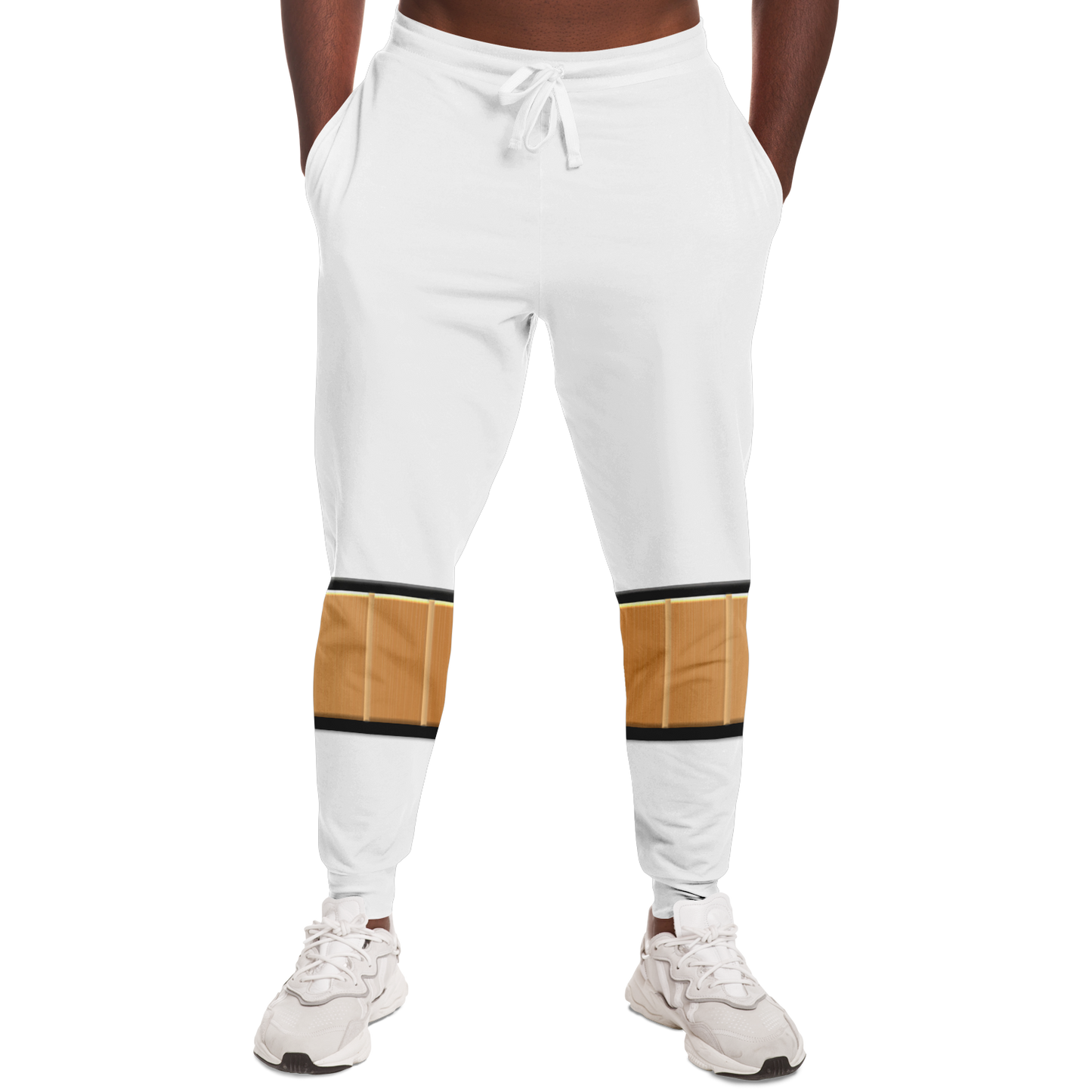 Adult MMPR 'White Ranger' Fashion Joggers