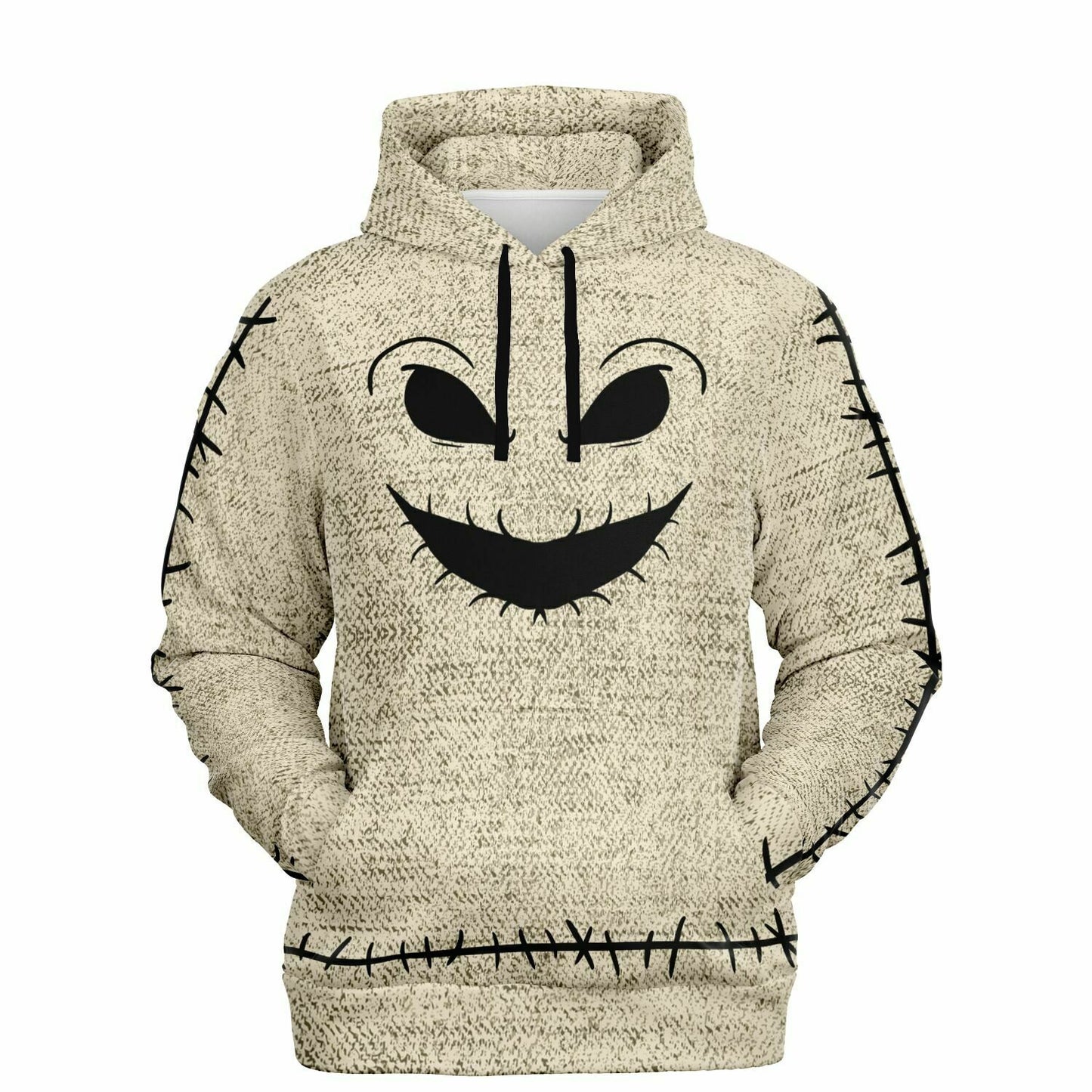 Adult Nightmare Before Christmas Oogie Boogie Face Hoodie