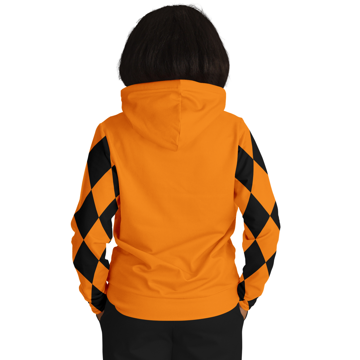 Adult Jack O Lantern Hoodie - Orange