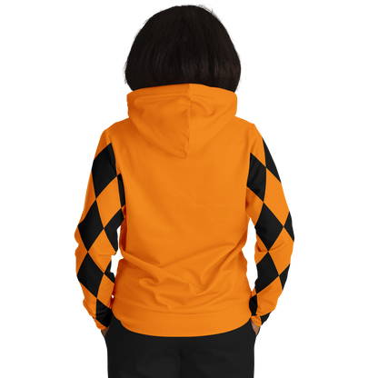 Adult Jack O Lantern Hoodie - Orange