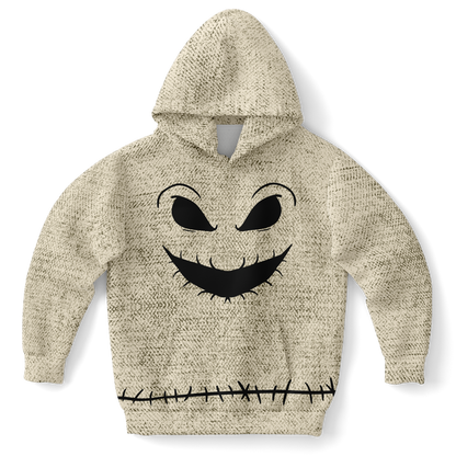 Youth Nightmare Before Christmas Oogie Boogie Face Hoodie