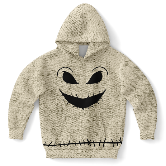 Youth Nightmare Before Christmas Oogie Boogie Face Hoodie