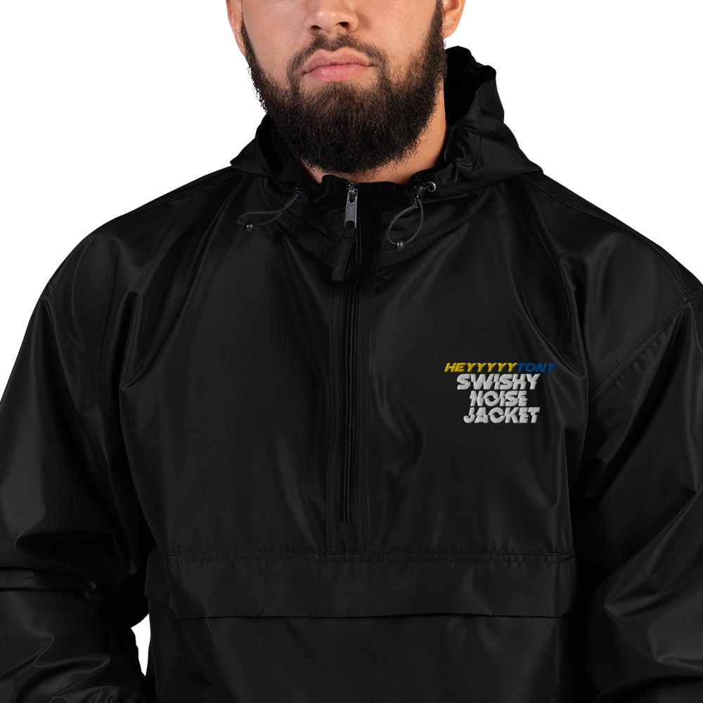 Adult HeyyyyTony Embroidered Champion Packable Jacket