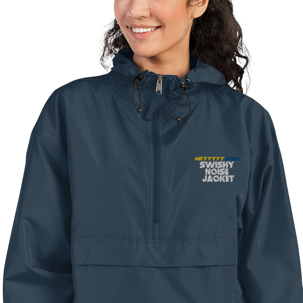 Adult HeyyyyTony Embroidered Champion Packable Jacket