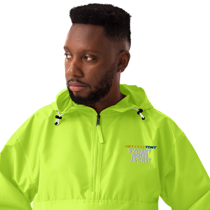 Adult HeyyyyTony Embroidered Champion Packable Jacket