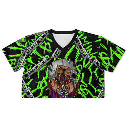 Women's Pitbull Gaming Cropped Football Jersey