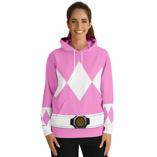 Adult MMPR Pink Ranger Hoodie