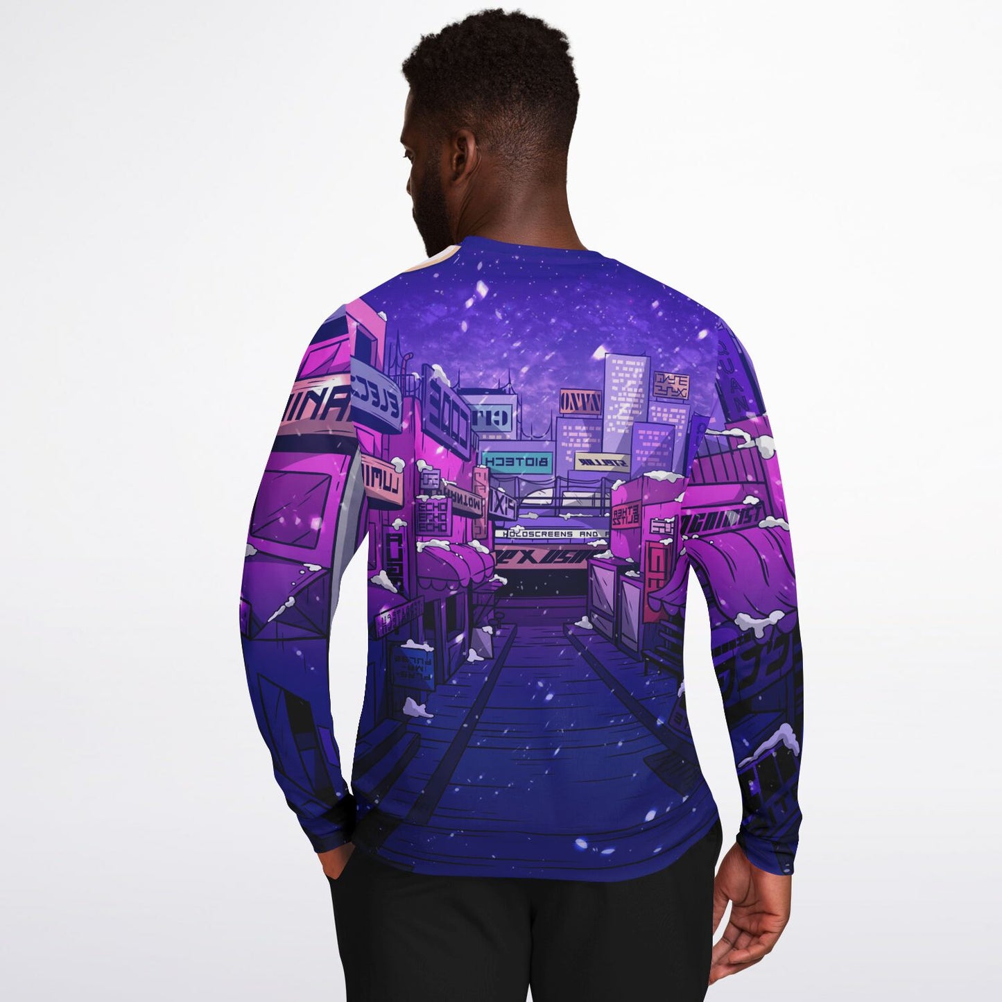 Adult Sharpy Dot 'Winter Nights' Fashion Sweatshirt