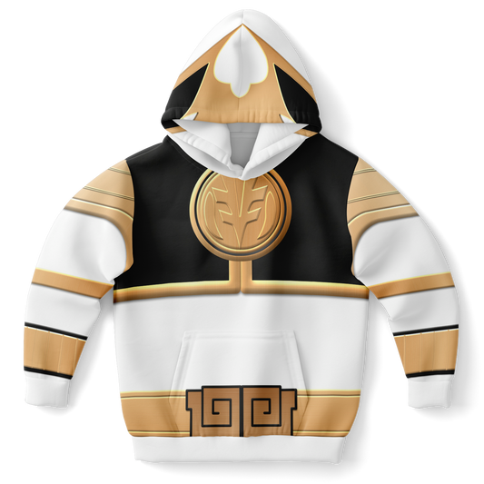 Youth MMPR 'White Ranger' Fashion Hoodie