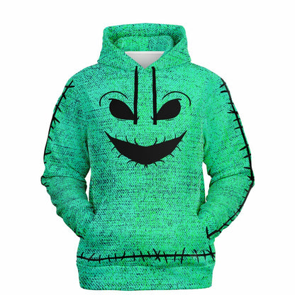 Adult Glowing 'Oogie Boogie' Face Hoodie