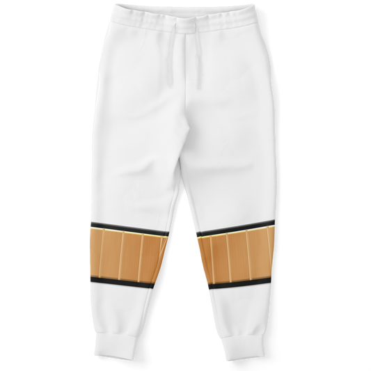 Adult MMPR 'White Ranger' Fashion Joggers