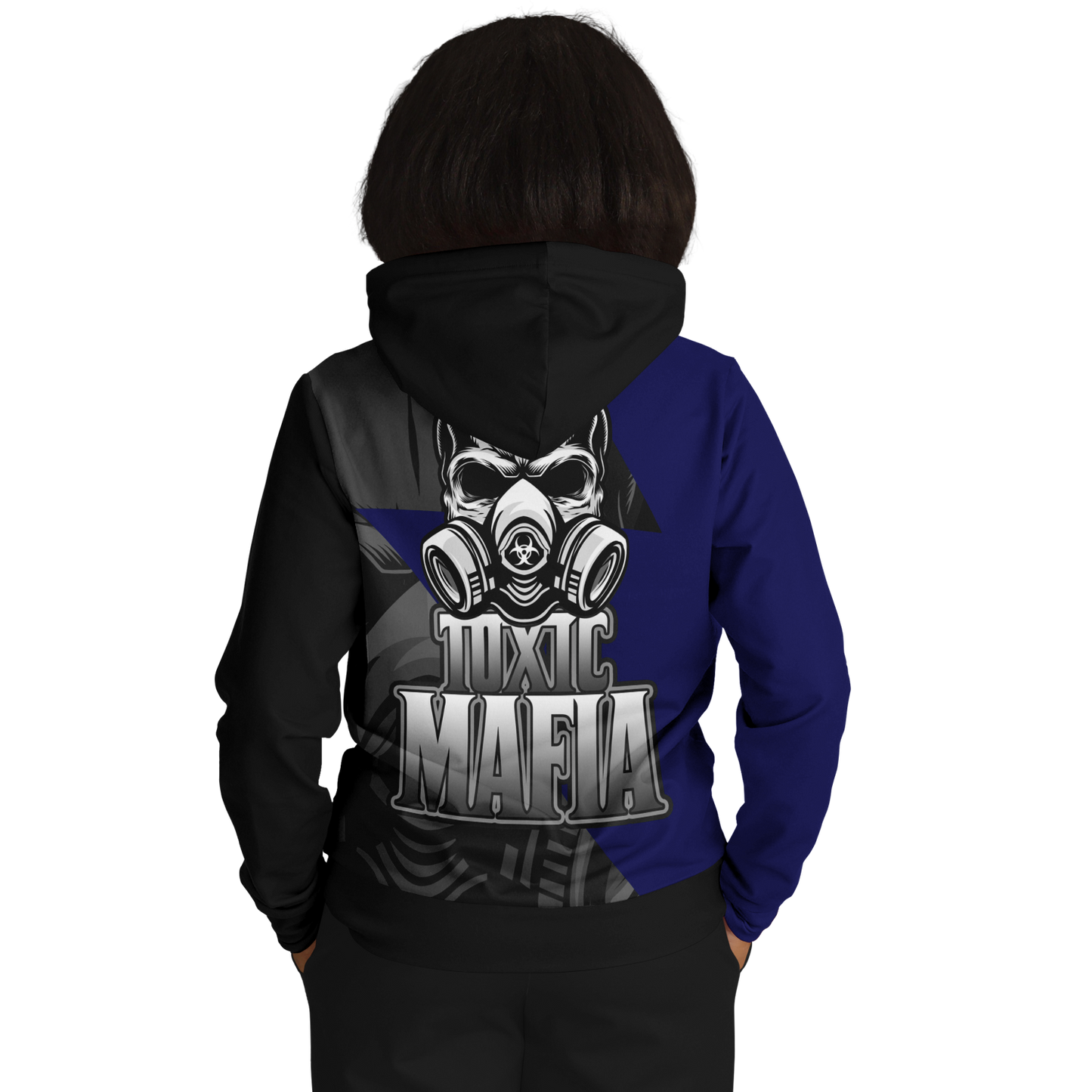 Adult HeyyyyyTony 'Black and Blue' Fashion Hoodie