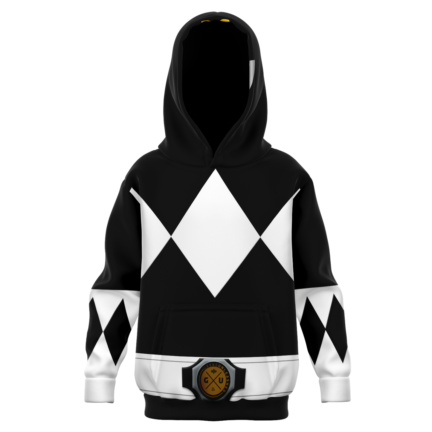 Youth MMPR Black Ranger Hoodie