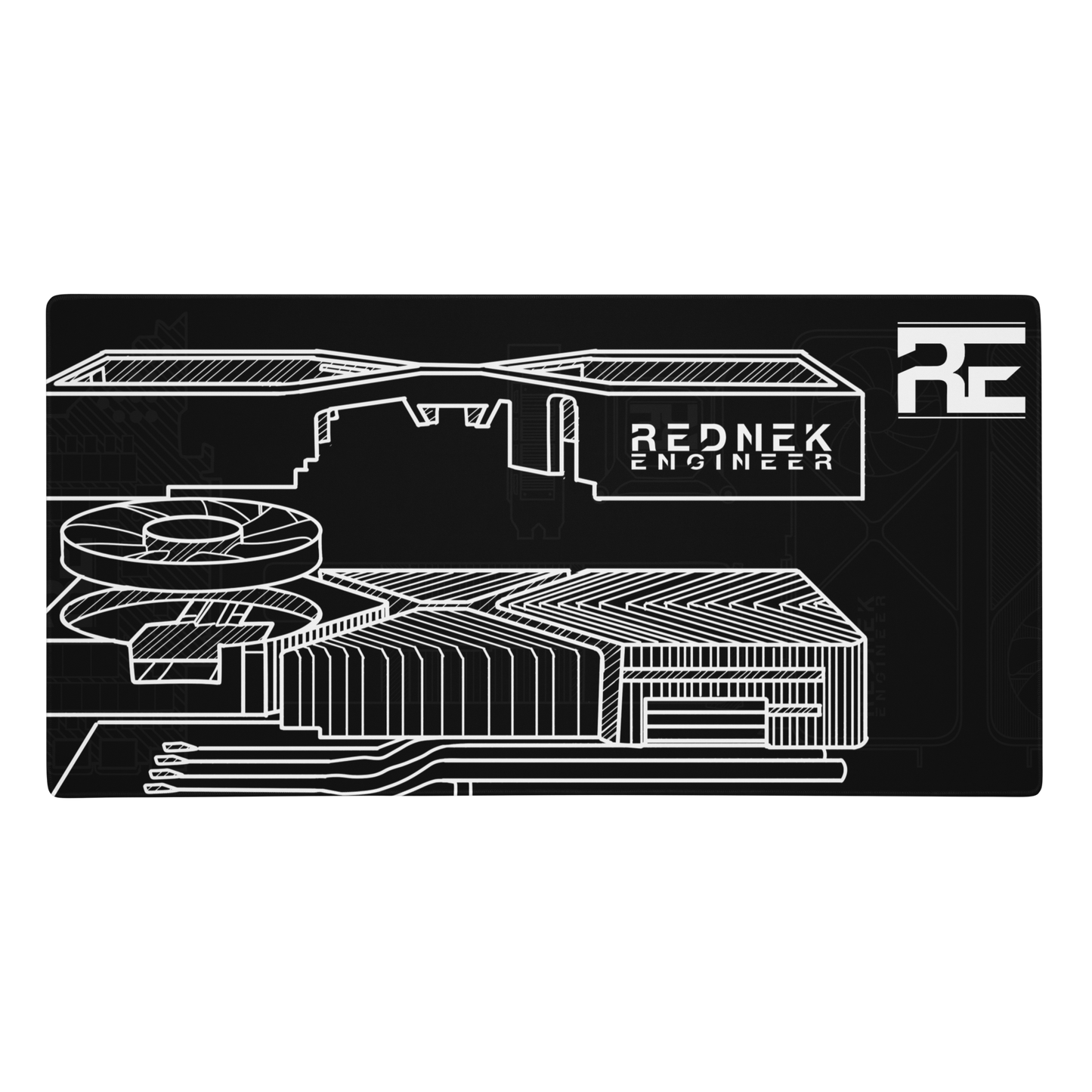 RE 'Blueprint' XL Mouse Pad