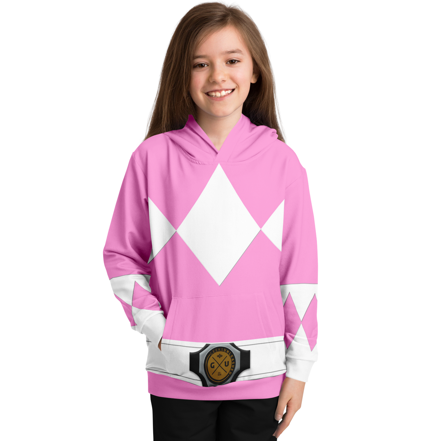 Youth MMPR Pink Ranger Hoodie