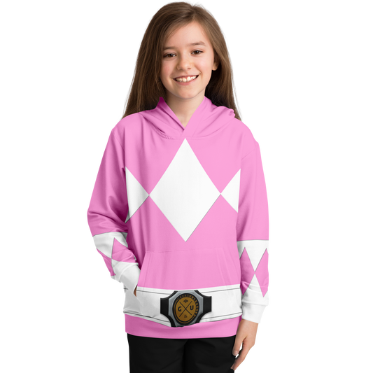 Youth MMPR Pink Ranger Hoodie