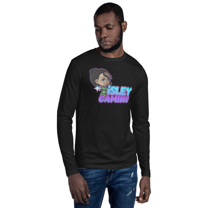 Men's iSLEYGaming 'Pew-Pew' Long Sleeve Fitted T-Shirt