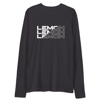 Adult LEMON Contrast Long Sleeve T-Shirt