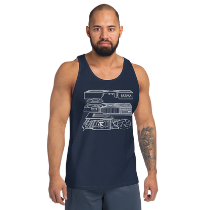 Men's RE 'Blueprint' Staple Tank Top