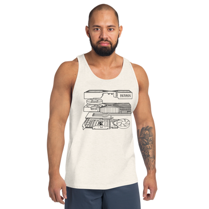 Men's RE 'Blueprint' Staple Tank Top