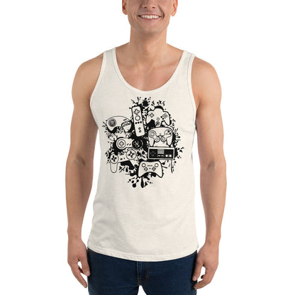 Men's 'Controller Splash' Staple Tank Top