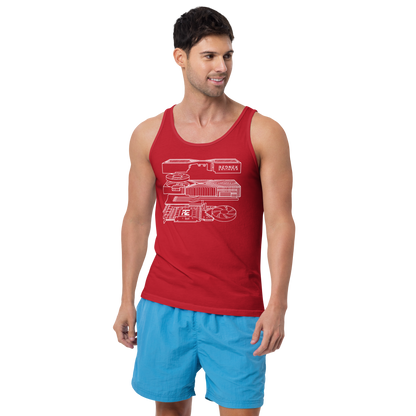 Men's RE 'Blueprint' Staple Tank Top