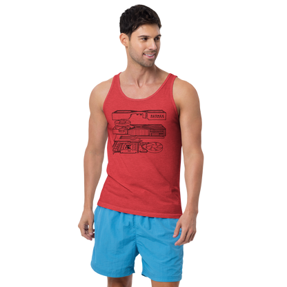 Men's RE 'Blueprint' Staple Tank Top